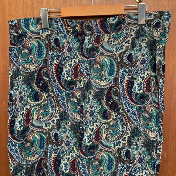 NWOT Zara Printed Flare Pants - Picture 4 of 10